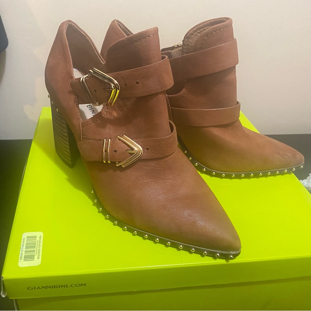 GIANNI BINI DECIE ANKLE BOOTS SIZE 8